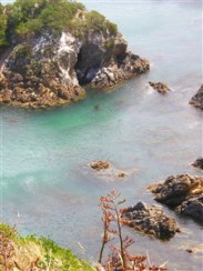 Matiu watercave Wellington Harbour - Image Robyn Moore Matiu Somes watercave Wellington Harbour - Image Robyn Moore